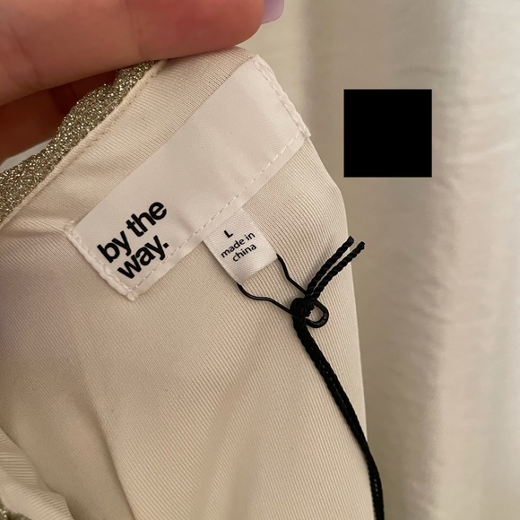 NWT Revolve by the way. Sparkle Mini Dress. Large - Picture 4 of 6